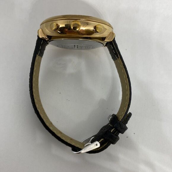 Fossil FTW5022 Women's Black Leather Gold Analog Dial Hybrid Smart Watch XX772 - Picture 11 of 12